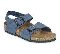 Birkenstock Kids NEW YORK BF-NUBUK - Zuecos de material sintético infantil, Azul (Navy), 26