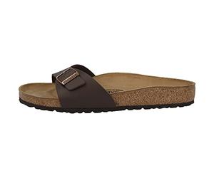 Birkenstock Madrid 040793 Black - Sandalias de Birko Flor Unisex, Color Negro, Talla 43