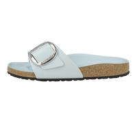 Birkenstock Madrid Big Buckle De Cuero Natural Zapatillas Chicas