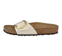 Birkenstock Madrid Big Buckle Pearl White, Birko Flor Graceful MuleMujer