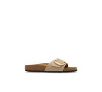 Birkenstock- Madrid Big Buckle Sandalias de Cuero Nubuck Natural- Shoes- Mujer- Beige- 37 EU- Madrid Big Buckle Sandalias de Cuero Nubuck Natural