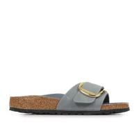 Birkenstock Madrid Big Buckle, Sandalias para mujer, Basalto gris, 40 EU Étroit