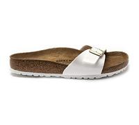 BIRKENSTOCK Madrid Birko Flor, Mules Mujer, Blanco, 39 EU