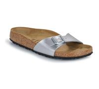 Birkenstock MADRID Birko-Flor Mules Mujer, Plata (Silber), 40 (estrecho)