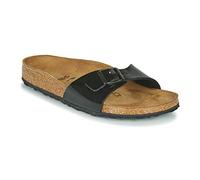 Birkenstock Madrid Birko-Flor - Sandalias de pala unisex, color negro, talla 38