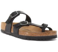 Birkenstock Mayari Mayari Cuero Aceitado Con Tiras En Marrón Oscuro Talla UK 2-9