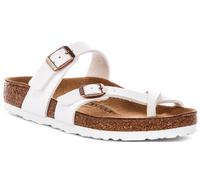Birkenstock Mayari Sandalia Tipo Zapatilla Mujer Blanca