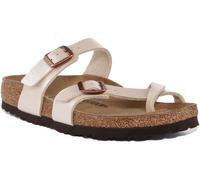 Birkenstock Mayari Toe Loop Narrow Pearl Cream Trainer Mujer UK 2 - 8
