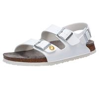 BIRKENSTOCK Milano Birko-flor Esd Milano Milano - Zapatillas de trabajo antiestáticas, color blanco, talla 38, plantilla estrecha, Blanco, 41 EU