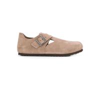 Birkenstock - Mocasines de ante marrón topo con hebillas - Shoes - Hombre - Beige - 44 EU -