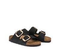 BIRKENSTOCK Mules con correa doble Arizona Big Buckle. Color Negro