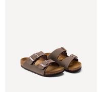BIRKENSTOCK Mules con correa doble Arizona Kids. Color Marrón Oscuro