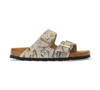 BIRKENSTOCK Mules de ante con doble correa Arizona Rivet. Color gris