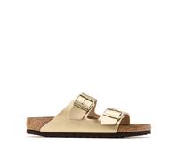 BIRKENSTOCK Mules de correa doble Arizona. Color Dorado