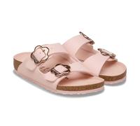 BIRKENSTOCK Mules de doble correa Arizona Kids Flower. Color rosa