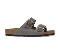 BIRKENSTOCK Mules de piel con doble correa Arizona. Color Marrón