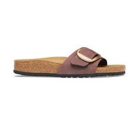 BIRKENSTOCK Mules de una correa Madrid Big Buckle. Color burdeos