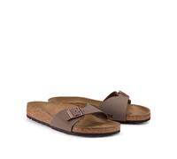 BIRKENSTOCK Mules MADRID de una correa. Color Marrón