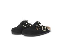 Birkenstock Boston Rivet Suede - Narrow 37 Negro