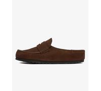 Birkenstock Naples Wrapped Sude Marrón: Zueco De Piel con Plantilla Anatómica, Hebilla, Suela De Caucho Antideslizante Y Cuña 2 Cm. Cómodo Desde El Primer Uso. Talla Numeric_44