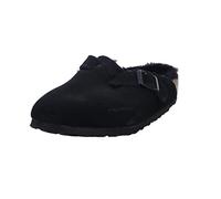 Birkenstock Negro Boston Ante Shearling Clogs-UK 9