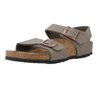Birkenstock New York Kids BS 1029747 24/35 Stone Grigio Sandali Bambino Fibbia 26