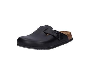 Birkenstock Professional Boston 60194 - Zuecos de Cuero para Unisex-Adultos, Color Negro, Talla 41 EU (7.5 Erwachsene UK)