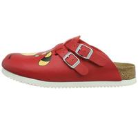 Birkenstock Professional Kay - Zuecos de material sintético mujer, rojo - Cat Red Background, 41 EU (7.5 Damen UK)