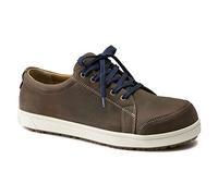 BIRKENSTOCK QS 500 QS 500 - Zapatos de seguridad profesionales unisex (piel natural, talla 42), color blanco, marrón, 47 EU