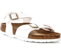 Birkenstock Rio Plain Flowers Kids 2 Hebillas, White, 39 EU