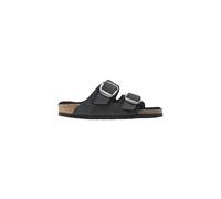 Birkenstock - Sandalia Arizona Big Buckle Shearling - Shoes - Mujer - Negro - 38 EU -