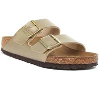 Birkenstock - Sandalia Arizona con plantilla suave unisex, ancho estrecho, Oro