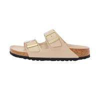 Birkenstock Sandalia mujer Arizona triple sandcastle/oyster Birko-Flor, beige, 38 EU