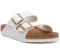 Birkenstock Sandalias Arizona Birko-Flor para Mujer, Blanco, 43 EU