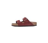 Birkenstock Sandalias Arizona de ante burdeos para hombre y mujer