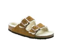 Birkenstock - Sandalias Arizona Shearling Narrow - Shoes - Mujer - Marrón - 37 EU -