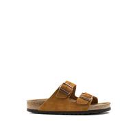 Birkenstock - Sandalias Arizona Suede Soft Footbed - Shoes - Hombre - Marrón - 42 EU -