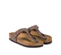 BIRKENSTOCK Sandalias con tira entre los dedos Gizeh. Color marrón