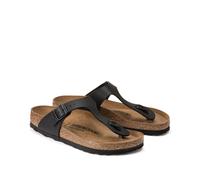 BIRKENSTOCK Sandalias con tira entre los dedos Gizeh. Color Negro