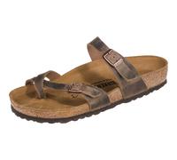 Birkenstock - Chanclas y sandalias mujer - Mayari Oiled Leather Regular Tobacco Brown para Mujer de Cuero - Talla 38 - Marrón Marrón 38