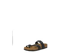 Birkenstock Sandalias Mayari de Cuero Aceitado Con Tiras Color Marrón Oscuro