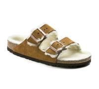 Birkenstock - Sandalias Deslizantes de Lujo en Ante y Shearling - Shoes - Mujer - Marrón - 40 EU -