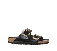 BIRKENSTOCK Sandalias hebillas anchas Arizona Big Buckle. Color negro de charol