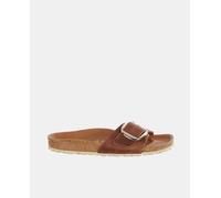 Birkenstock Sandalias Madrid Big Buckle de mujer. Marrón claro 36/3,5