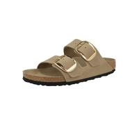 BIRKENSTOCK Mules con doble correa ARIZONA BIG BUCKLE. Color Marrón Oscuro