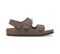 BIRKENSTOCK Sandalias MILANO KIDS. Color Marrón Oscuro