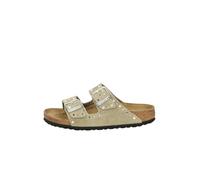 Birkenstock Sandalias Planas Arizona Rivet Mujer Taupe