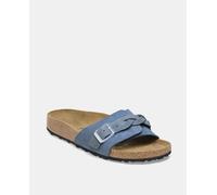 Birkenstock Sandalias planas Oita de mujer en ante. Azul 41