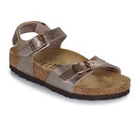 BIRKENSTOCK Sandalias planas Rio AS Kids BF Graceful Taupe in Oro 38