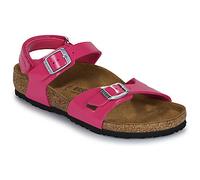 BIRKENSTOCK Sandalias planas Rio AS Kids BF Patent Fuchsia Tulip in Rosa 29